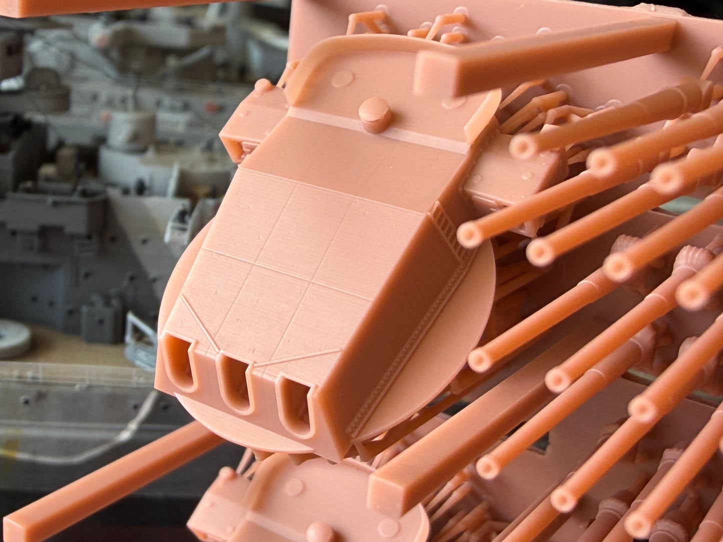 Italian navy main gun turrets, 305mm, 380mm, 320mm, Littorio, Roma, Conte di Cavour, Dante Alighieri 3D printed kits