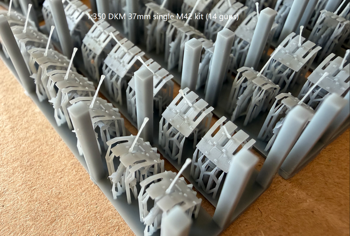 German WWII Navy light AA gun kit. Deutschen Kriegsmarine Flak, 20mm, 37mm, v.2022 v2026