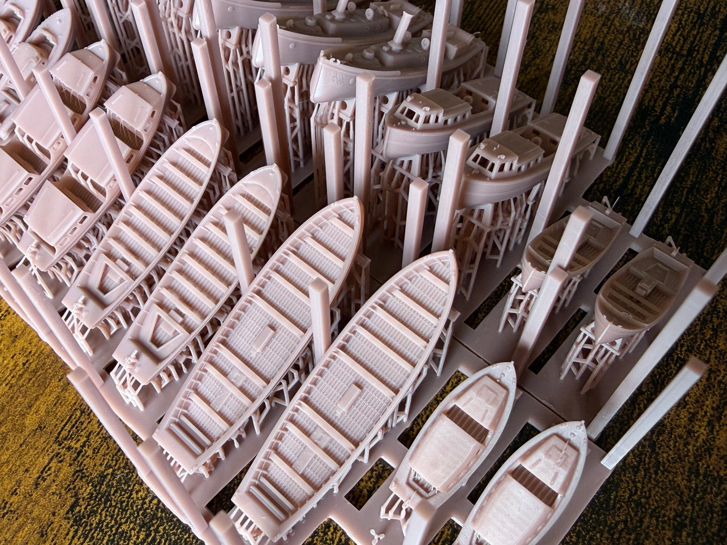 1:700, 1:350 Royal Navy boat kit, 50 ft steam pinnace, 36 ft motor pinnace, 35 ft fast motor boat, 45 ft admiral's barge, 45 ft fast motor boat 3D printed accessories, highly detailed,