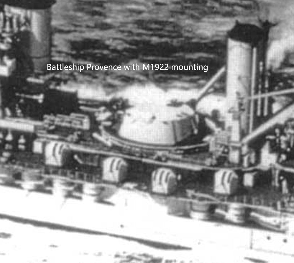 1:700, 1:350 French Navy 75mm AA guns, 75mm M1922, 75mm M1924, Bretagne class, Provence