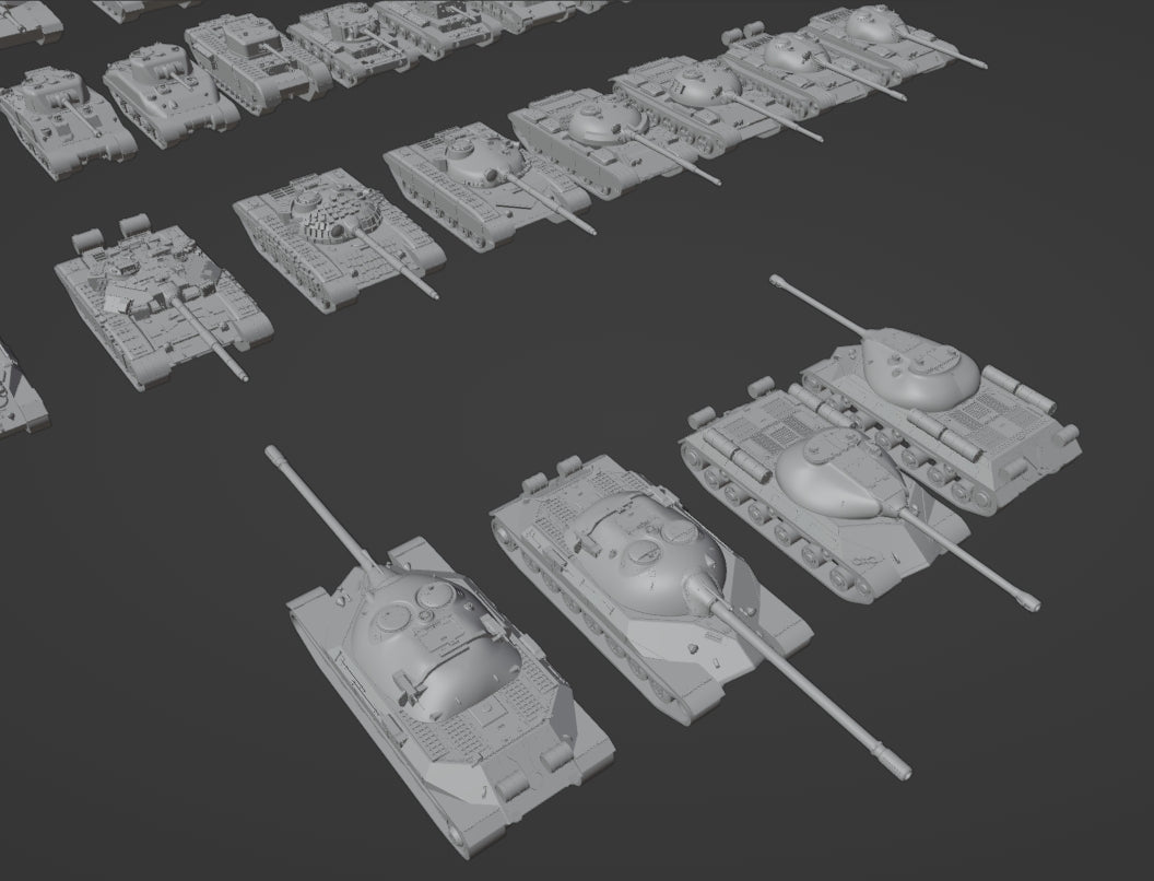 1:700 1:350 Russian postwar tanks and vehicles, cold war, T54, T55, T62, T72, T64, T80, T90, BMP1, BMP, BTR80, IS3, IS7, IS4, T10