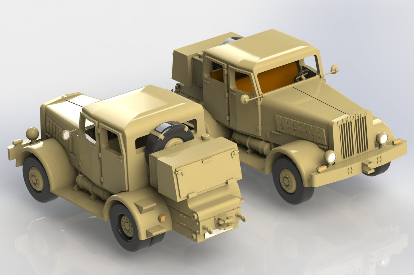 1:72, 1:48, 1:144 German Tractors, Zugmaschine, Hanomag, Sd.Kfz. 7, 9 Famo, 10, Zugkraftwagen, RSO, Raupenschlepper