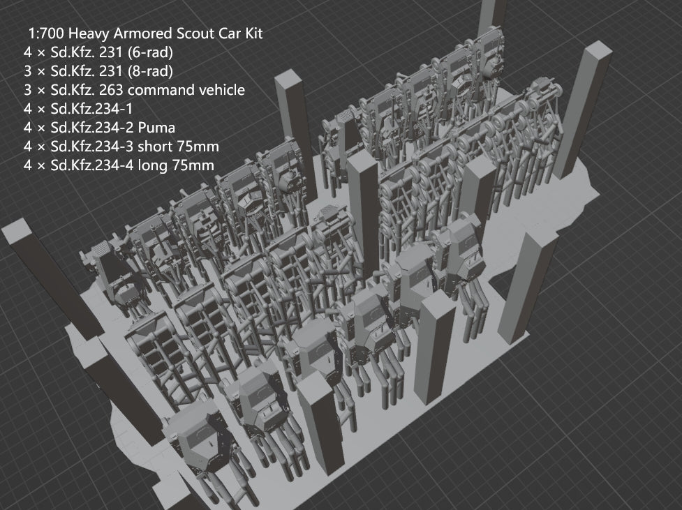 1:700, 1:350 German armerd car, Schwerer Panzerspähwagen, Scout Car, Sdkfz 250, Sdkfz 251, Sdkfz 231, diorama, Wehrmacht, wwii german tanks
