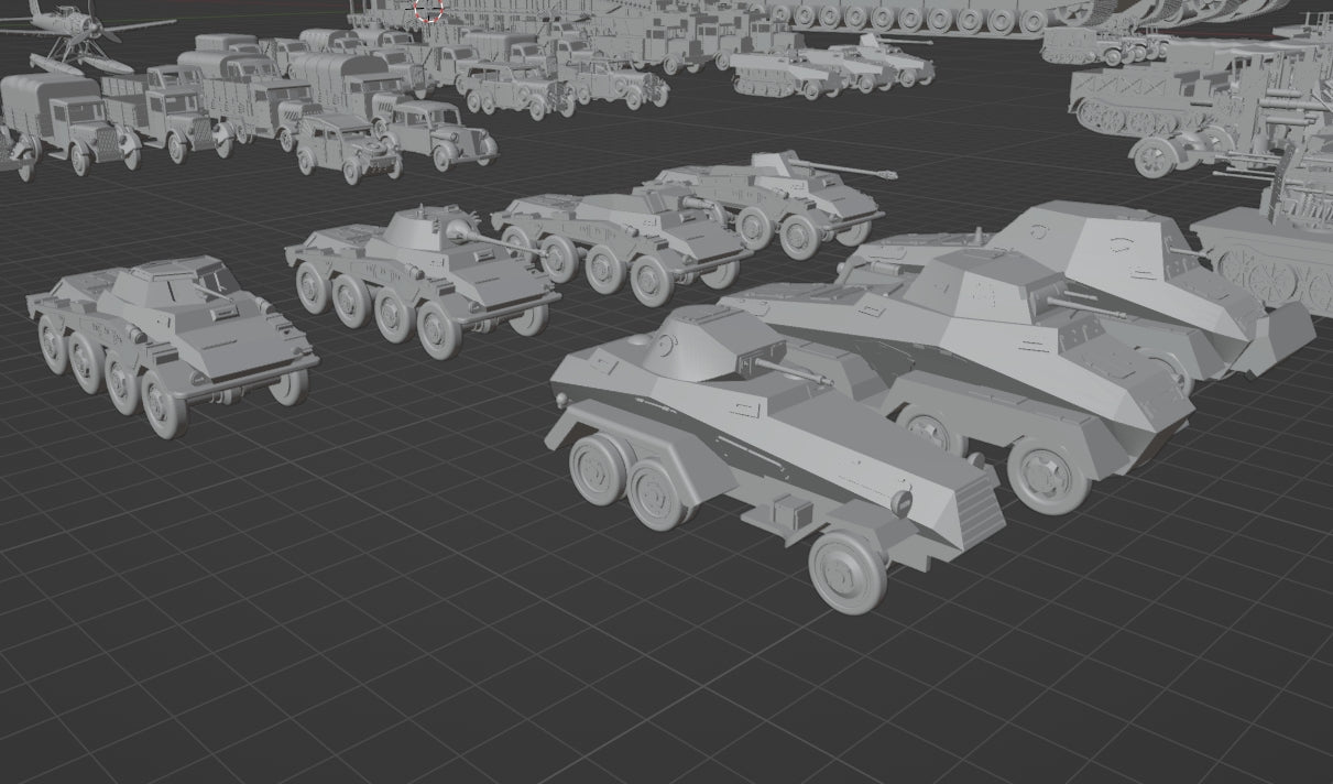 1:700, 1:350 German armerd car, Schwerer Panzerspähwagen, Scout Car, Sdkfz 250, Sdkfz 251, Sdkfz 231, diorama, Wehrmacht, wwii german tanks