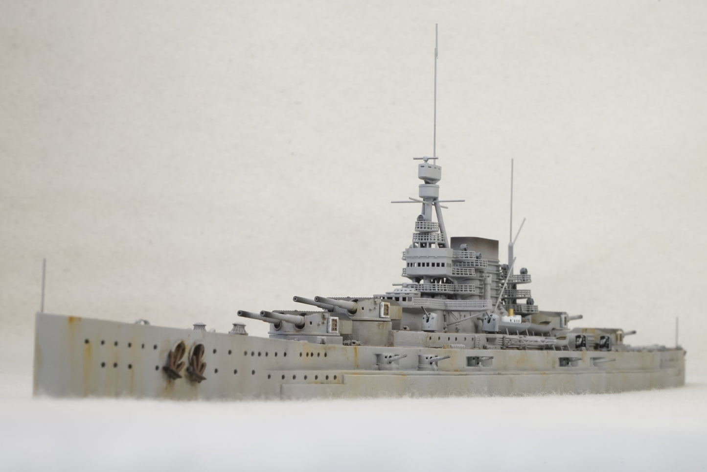 1:700 SMS Ersatz Yorck, full hull, waterline, german battleship WWI, resin, 3D printed kit