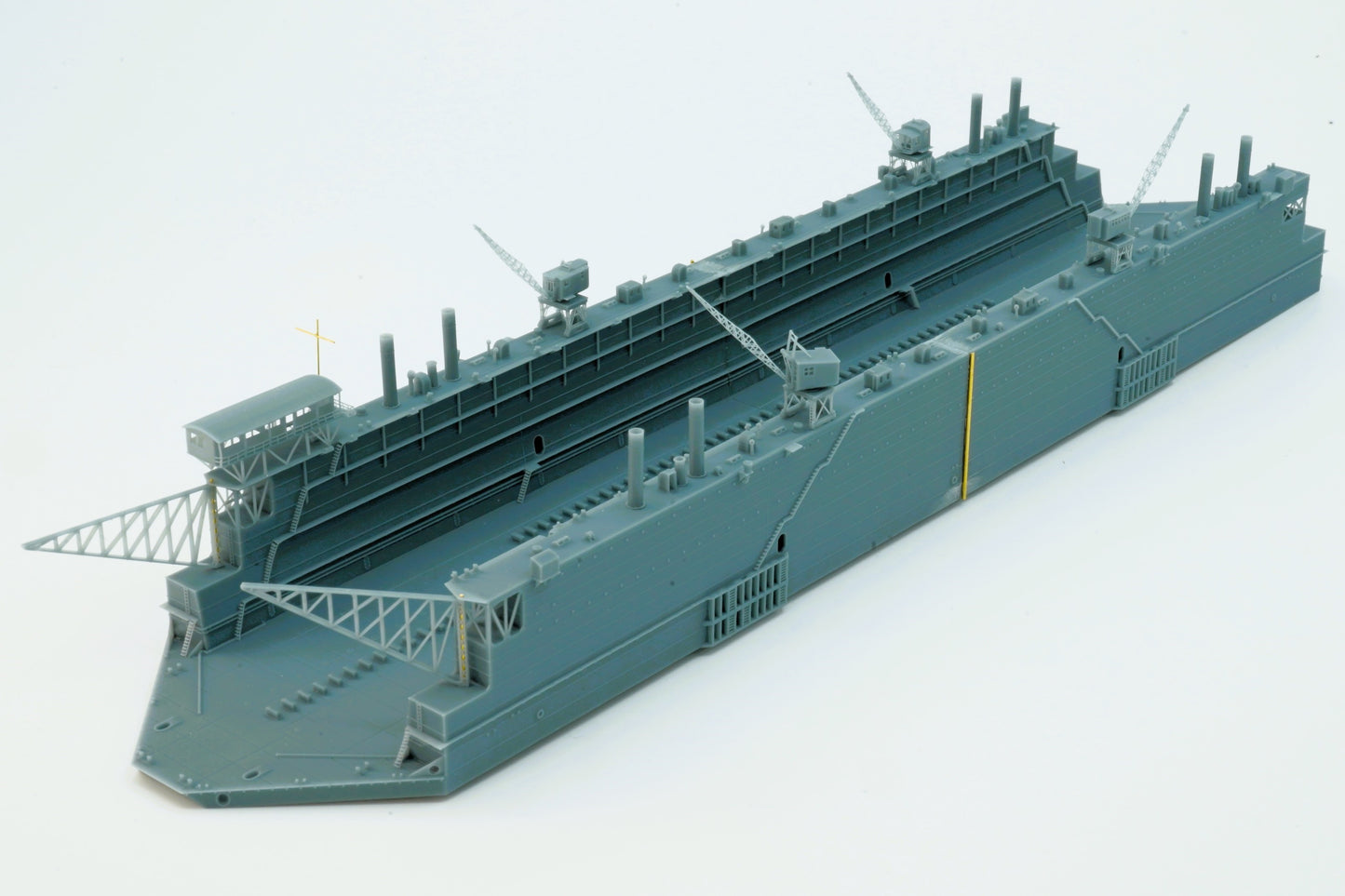 1:700 Admiralty Floating Docks AFD 4, AFD4, Medway Dock, floating dock, 3d printed model