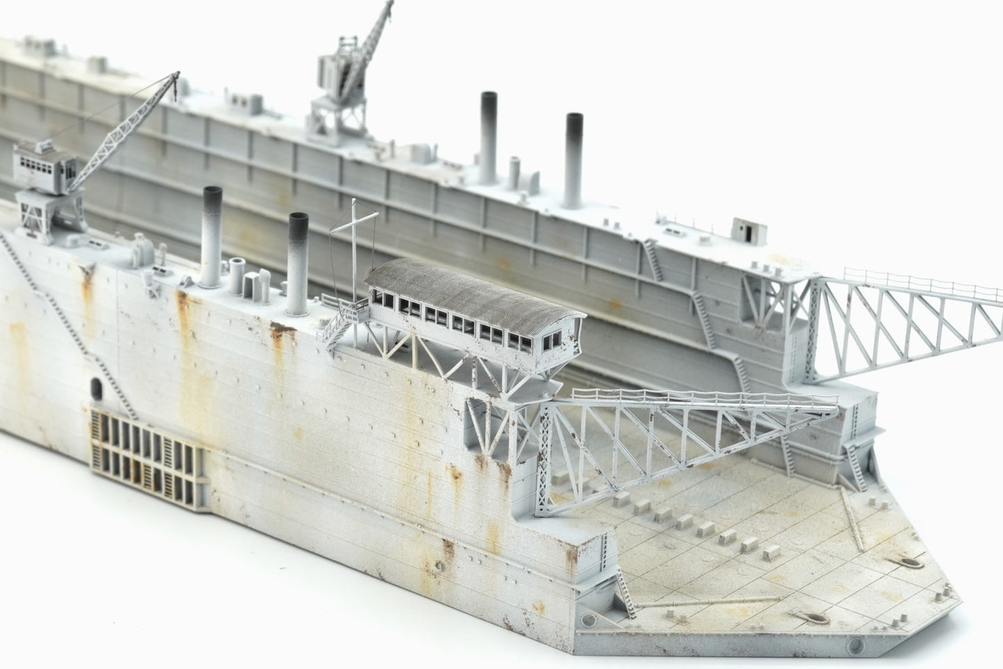 1:700 Admiralty Floating Docks AFD 4, AFD4, Medway Dock, floating dock, 3d printed model