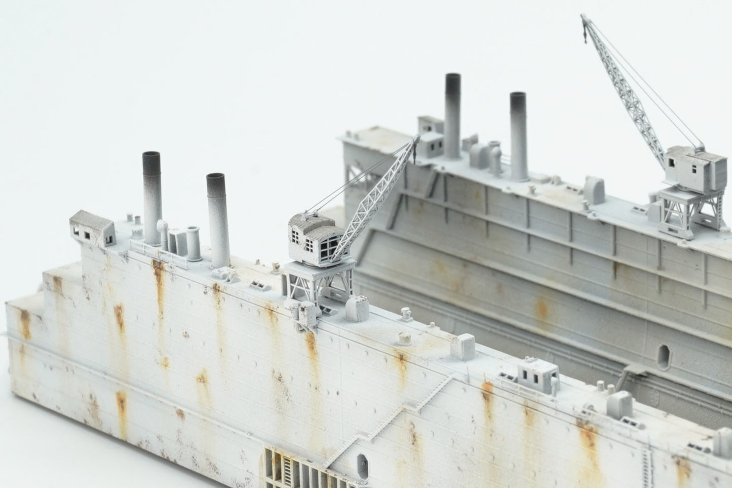 1:700 Admiralty Floating Docks AFD 4, AFD4, Medway Dock, floating dock, 3d printed model