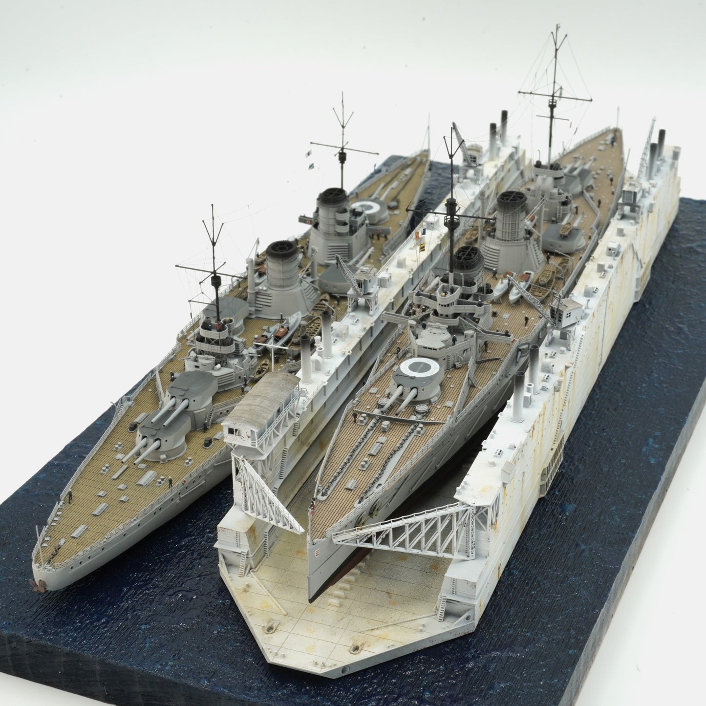 1:700 Admiralty Floating Docks AFD 4, AFD4, Medway Dock, floating dock, 3d printed model