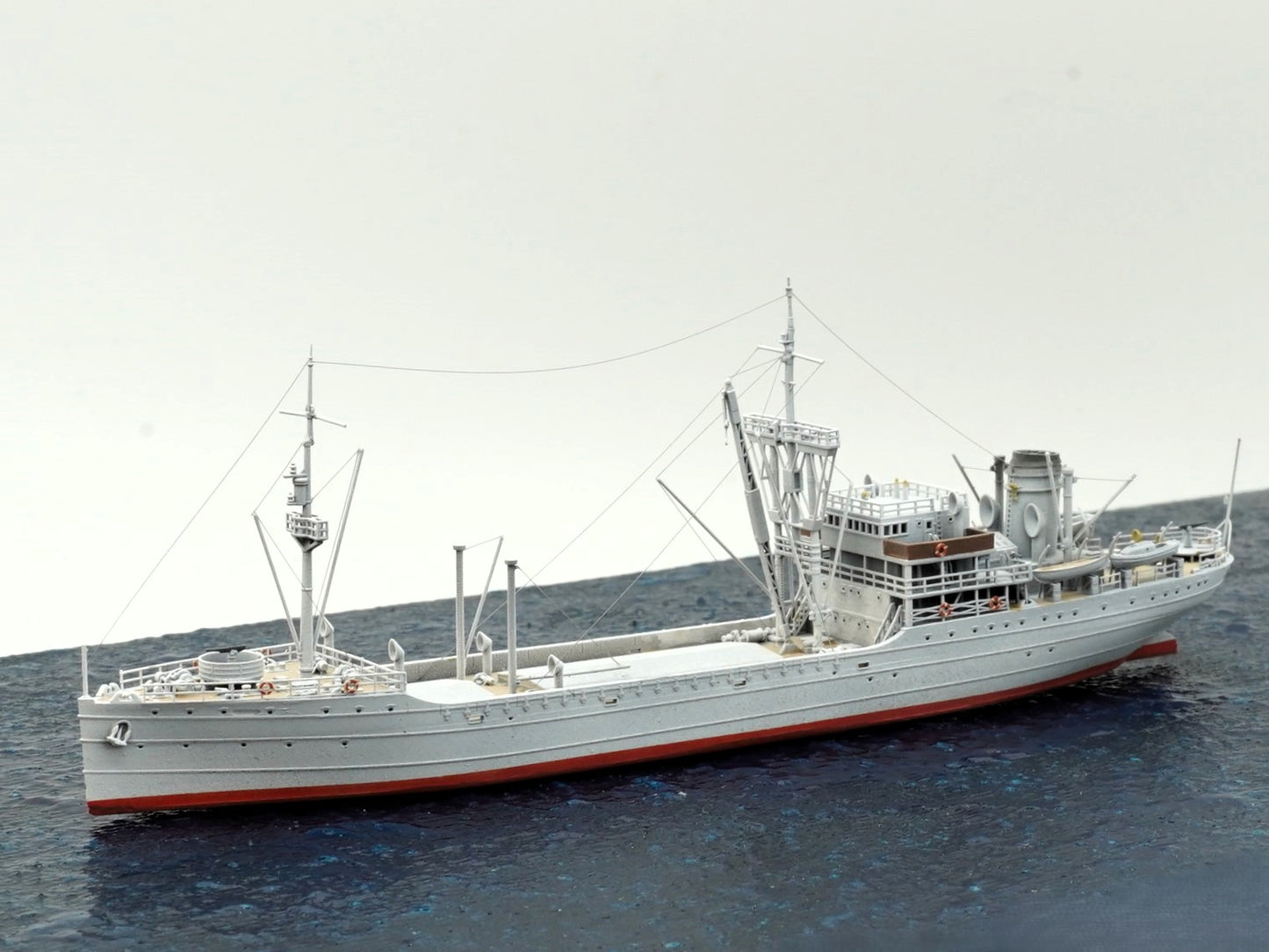 1:700 French Navy Supply Ship Golo, WaterLine model, 3D printed kit, French navy, cargo ship
