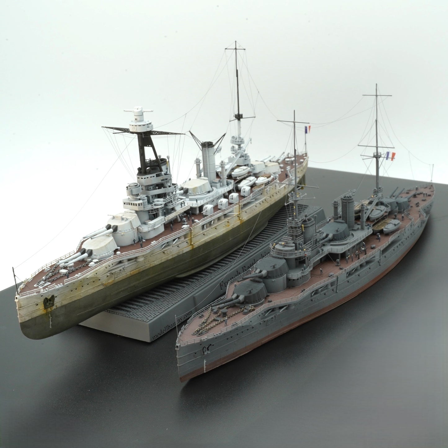 1:700 French Battleship Bretagne, Full Hull, WaterLine, Bretagne class battleship, French Battleship, 3d printed, resin model