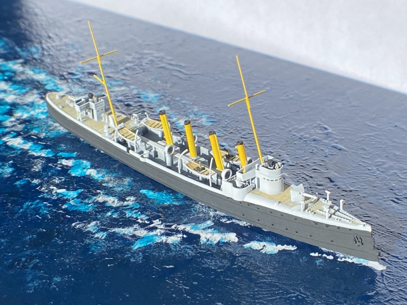 1:700 Imperial Chinese Navy Torpedo Gunboat Fei Ying 1895, destroyer, Beiyang Navy, Feiying