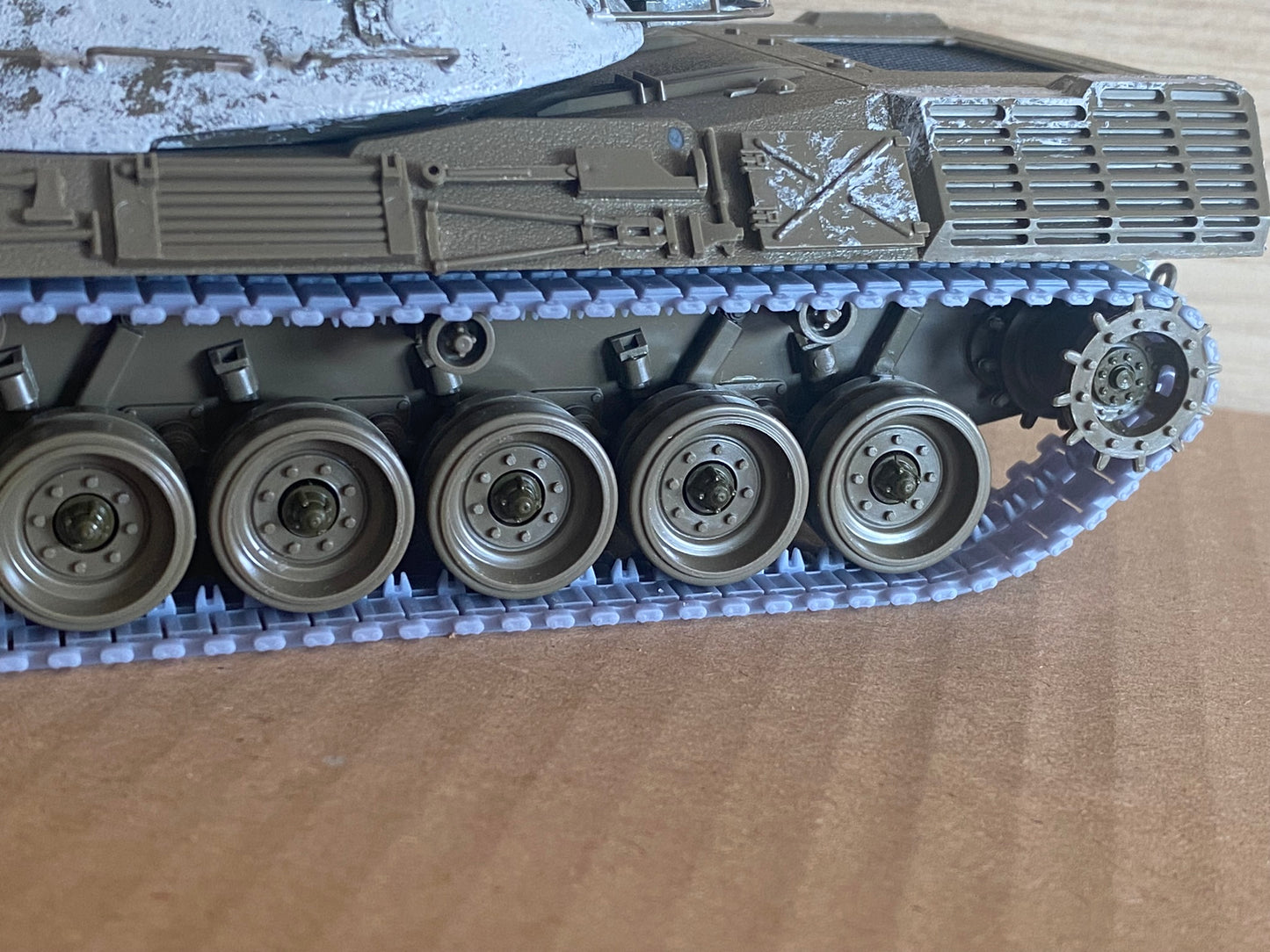 1:35 Leopard 1 tracks, 3D printed Pre-assembled tracks, D630, D139, for Tamya 35064 Leopard 1 tank, half-finished, 1:35 Einsatzbereit Ketten