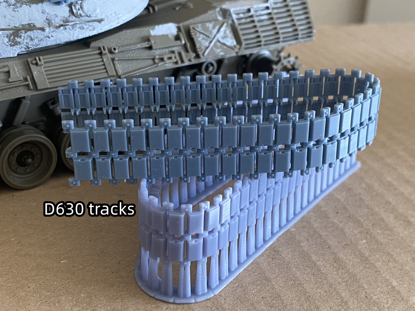 1:35 Leopard 1 tracks, 3D printed Pre-assembled tracks, D630, D139, for Tamya 35064 Leopard 1 tank, half-finished, 1:35 Einsatzbereit Ketten
