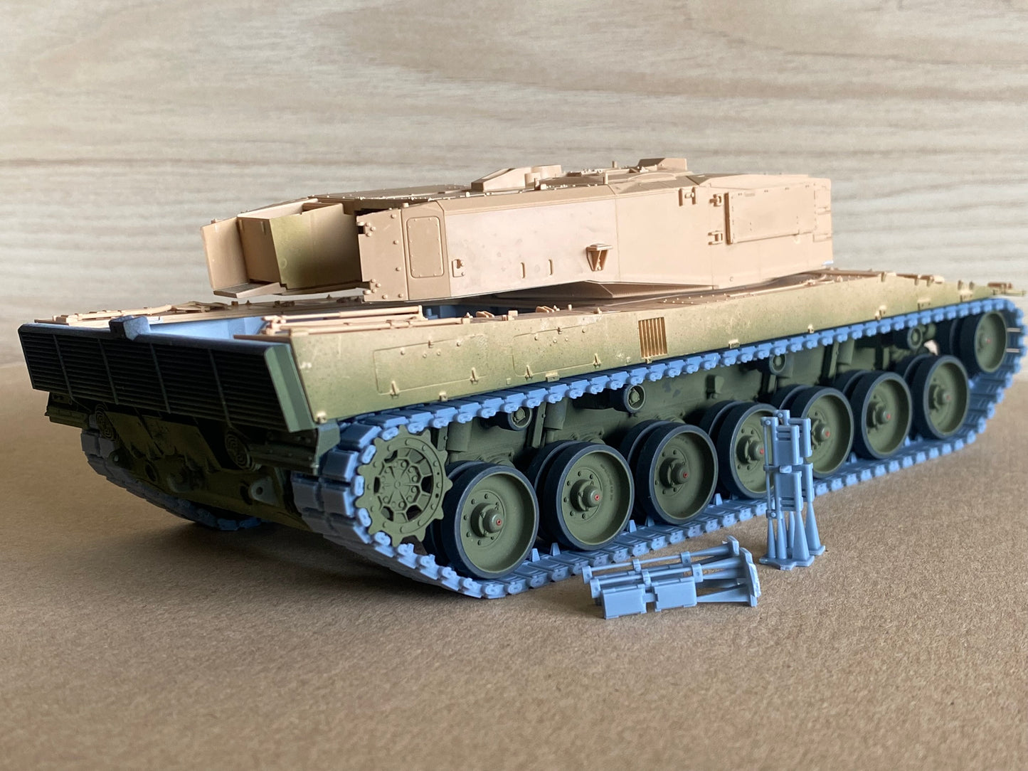 1:35 Pre assembled tracks for Leopard 2, 1:35 Einsatzbereit Ketten, half-finished tracks, 3D printed