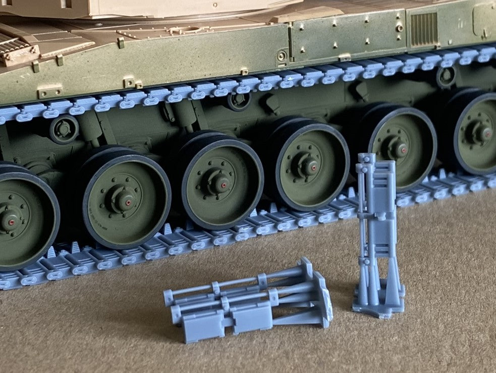 1:35 Pre assembled tracks for Leopard 2, 1:35 Einsatzbereit Ketten, half-finished tracks, 3D printed