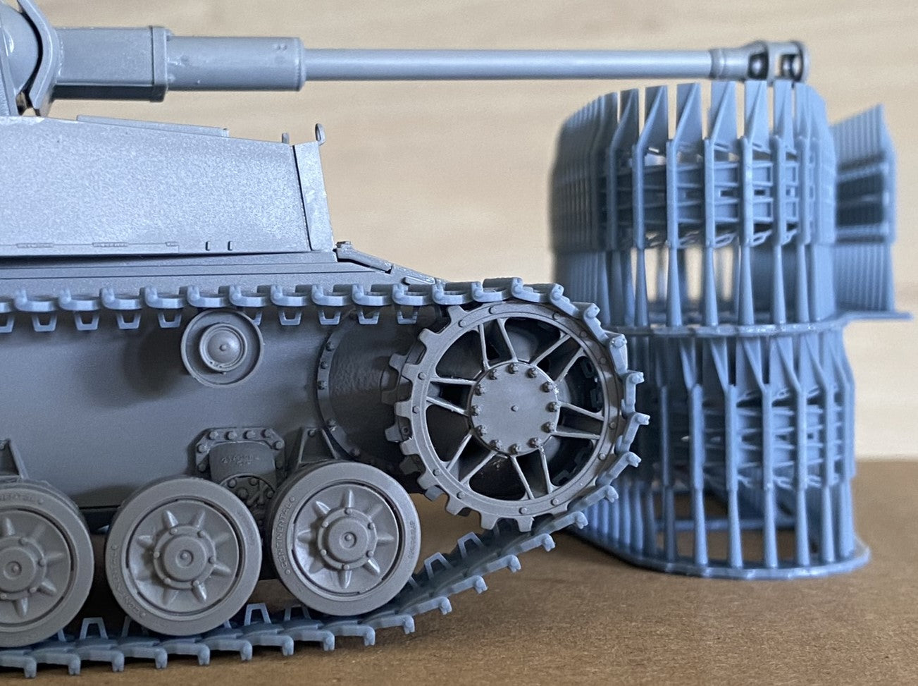 1:35 Pre assembled tracks for Panzer IV, Winterketten, Ostketten, 1:35 Einsatzbereit Ketten, half-finished tracks, 3D printed, Ostwind, Wirbelwind, Flakpanzer