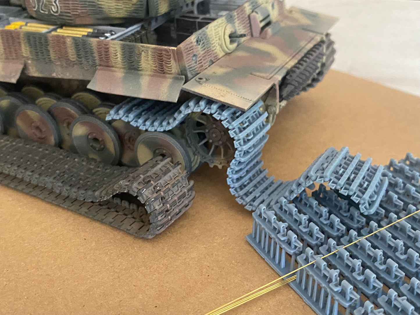 1:35 Workable tracks for Tiger tank, Panzer VI, transport tracks, 3D printed