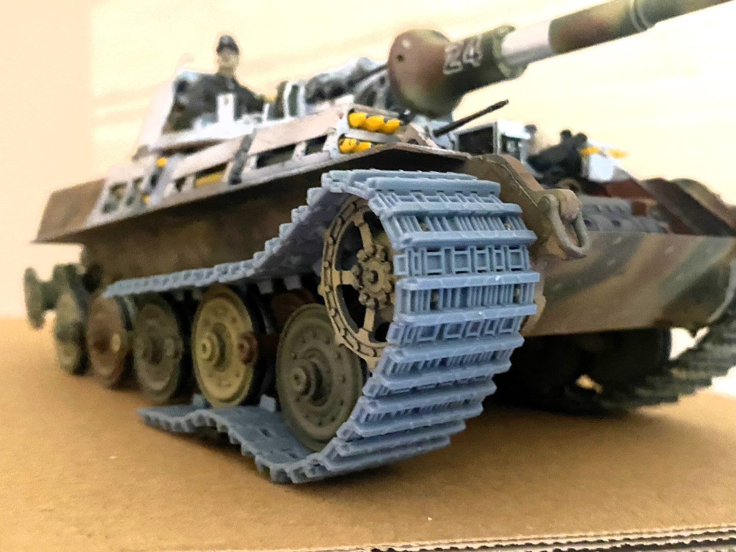 1:35 King Tiger tank workable tracks, Ketten des Königstigers, 3D printed