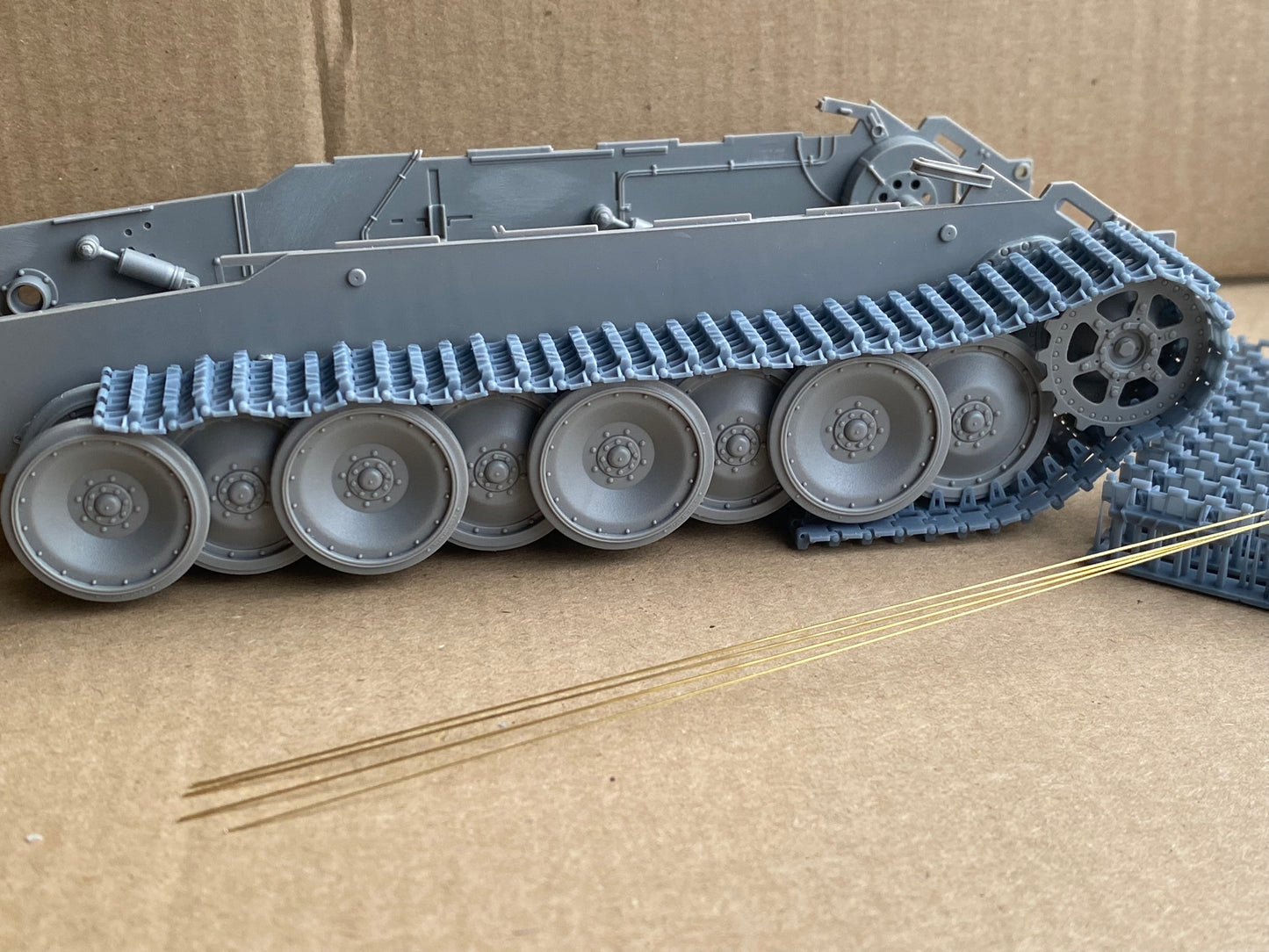 1:35 Panther workable tracks, Workable Track Links for Panther, 3D printed, 1