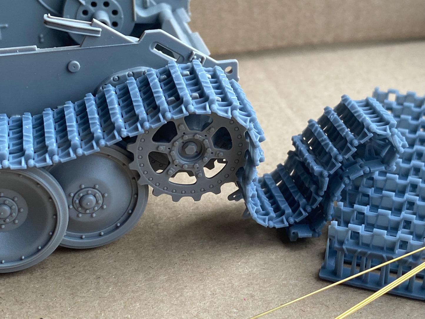 1:35 Panther workable tracks, Workable Track Links for Panther, 3D printed, 1