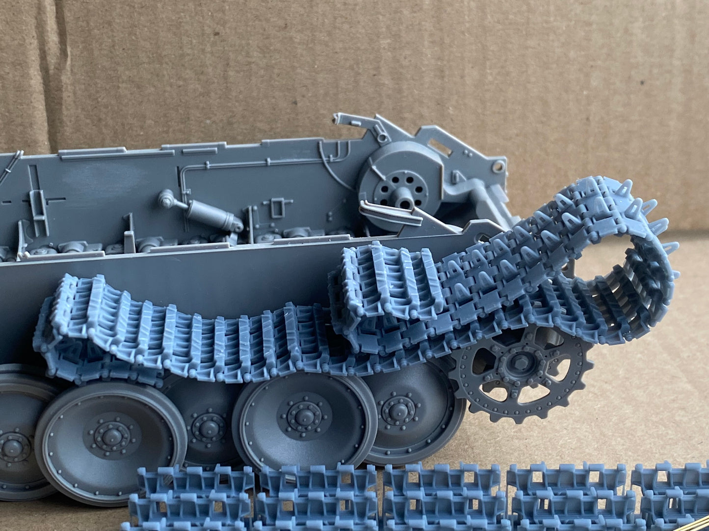 1:35 Panther workable tracks, Workable Track Links for Panther, 3D printed, 1
