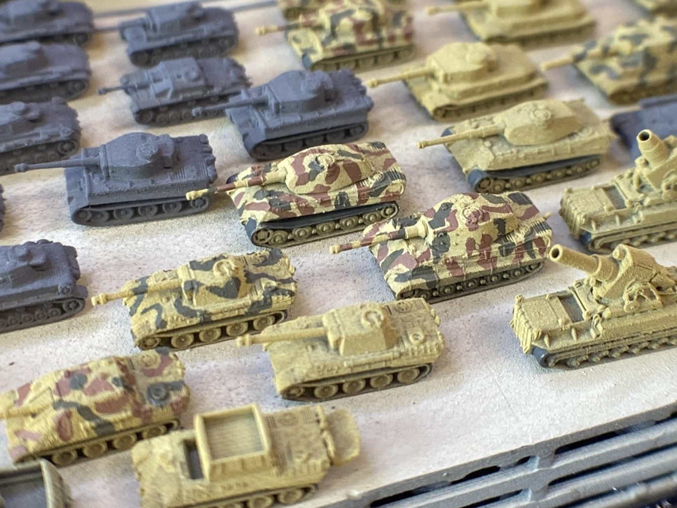 1:700, 1:350 German heavy tank kit, Tiger tank, King Tiger tank, Jadgtiger, Elephant, Tiger P, Sturmtiger, VK4501, Bergepanzer Tiger P