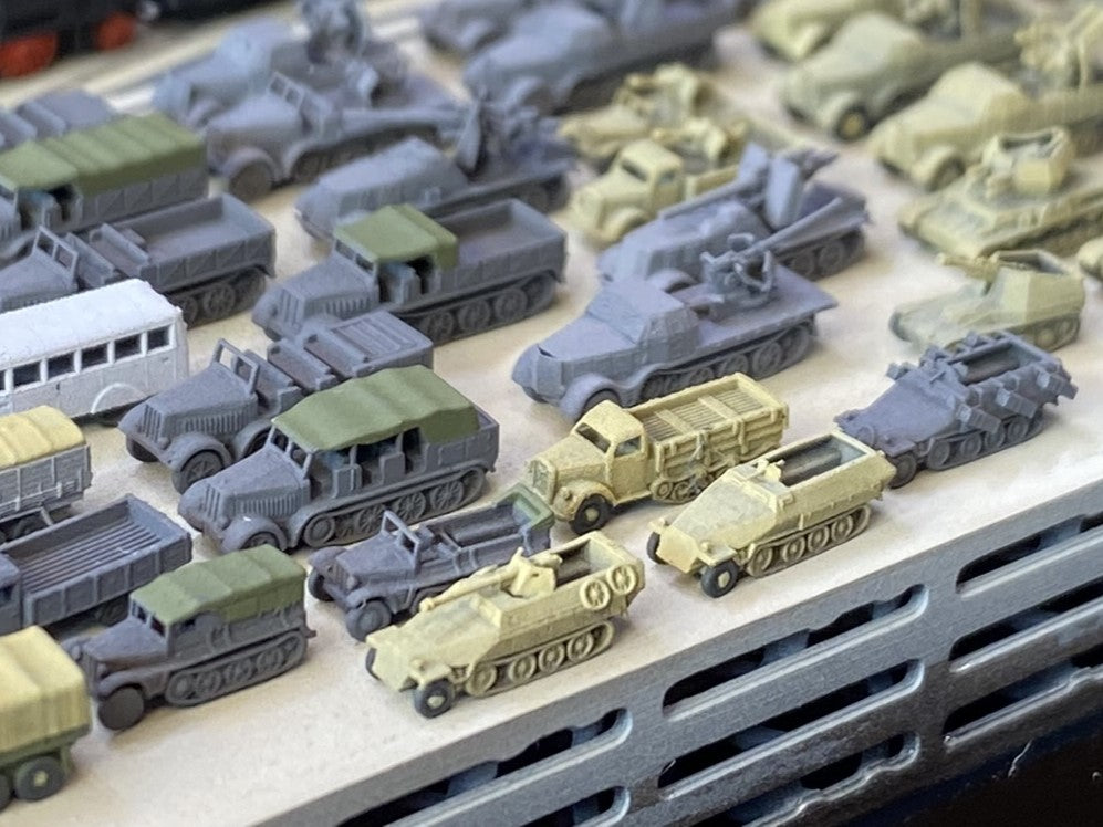 1:700, 1:350 German armerd car, Schwerer Panzerspähwagen, Scout Car, Sdkfz 250, Sdkfz 251, Sdkfz 231, diorama, Wehrmacht, wwii german tanks