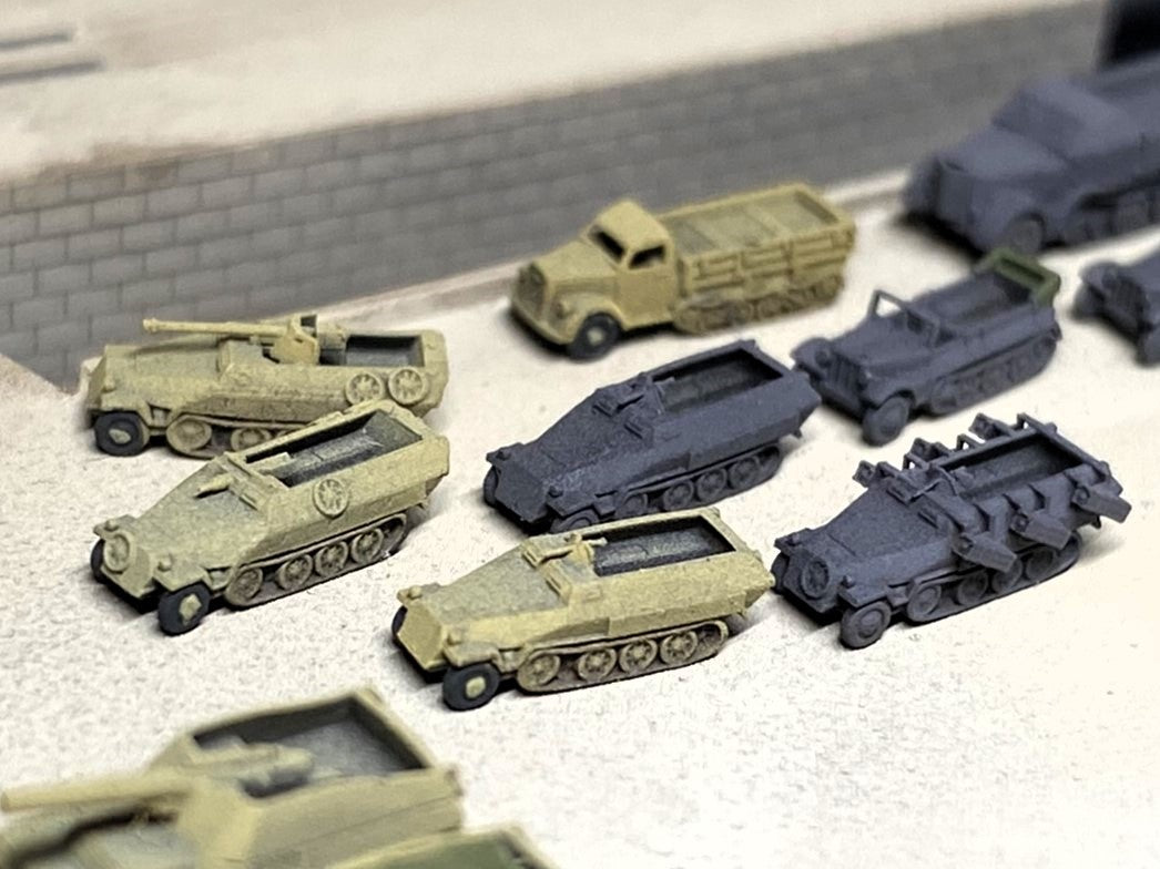 1:700, 1:350 German armerd car, Schwerer Panzerspähwagen, Scout Car, Sdkfz 250, Sdkfz 251, Sdkfz 231, diorama, Wehrmacht, wwii german tanks