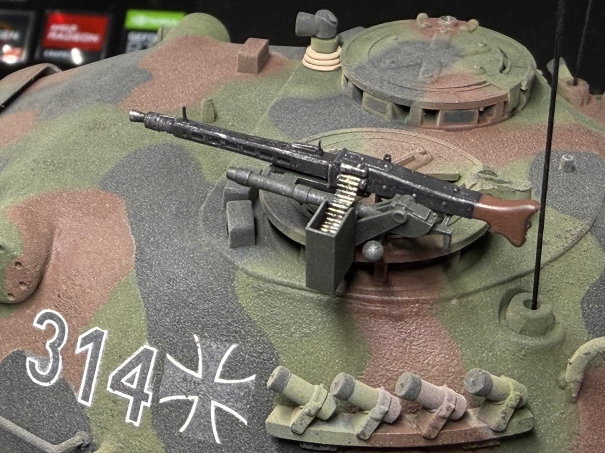 1:35 German tank machine guns, MG3, MG42, MG34, autocannons, MK108, MG151