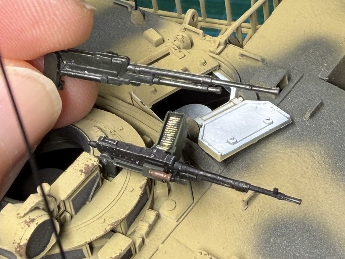 1:35 Allied tank machine guns, M1919, L37A1, L3A1, M2, DShK, NSV, autocannons