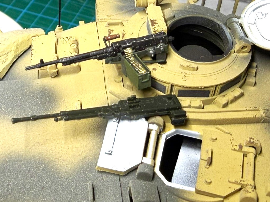 1:35 Allied tank machine guns, M1919, L37A1, L3A1, M2, DShK, NSV, autocannons