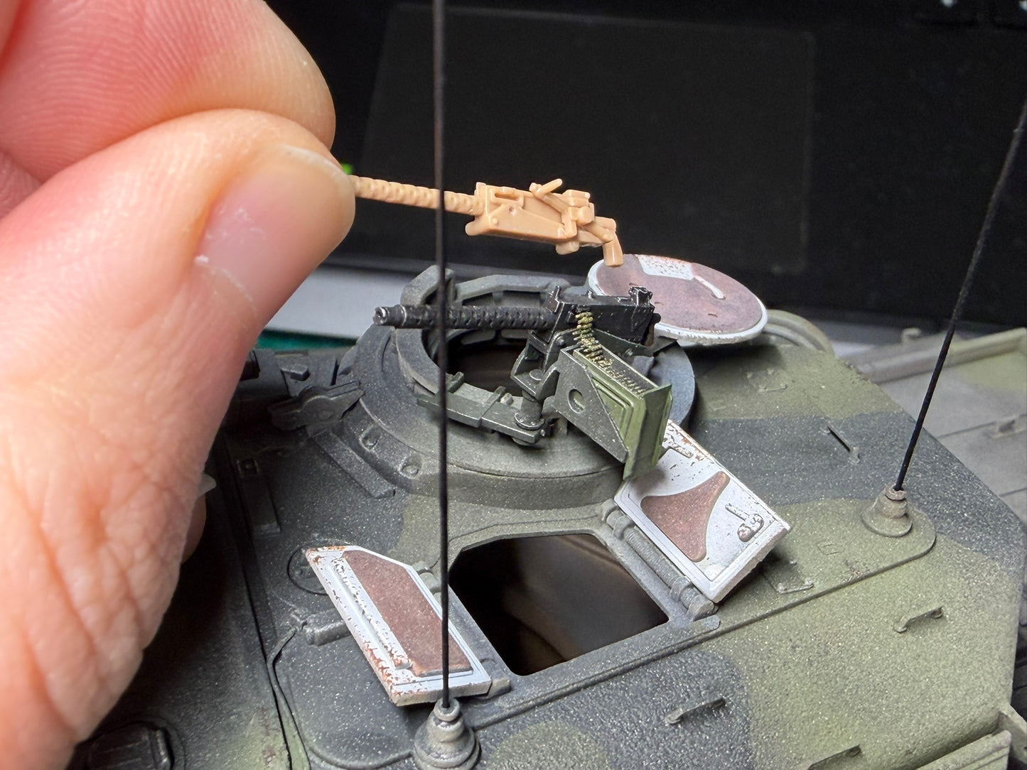 1:35 Allied tank machine guns, M1919, L37A1, L3A1, M2, DShK, NSV, autocannons