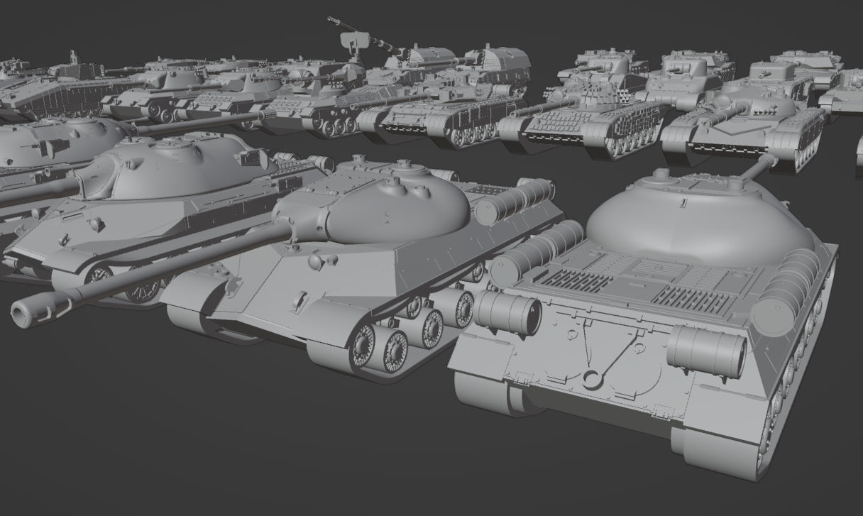 1:700 1:350 Russian postwar tanks and vehicles, cold war, T54, T55, T62, T72, T64, T80, T90, BMP1, BMP, BTR80, IS3, IS7, IS4, T10