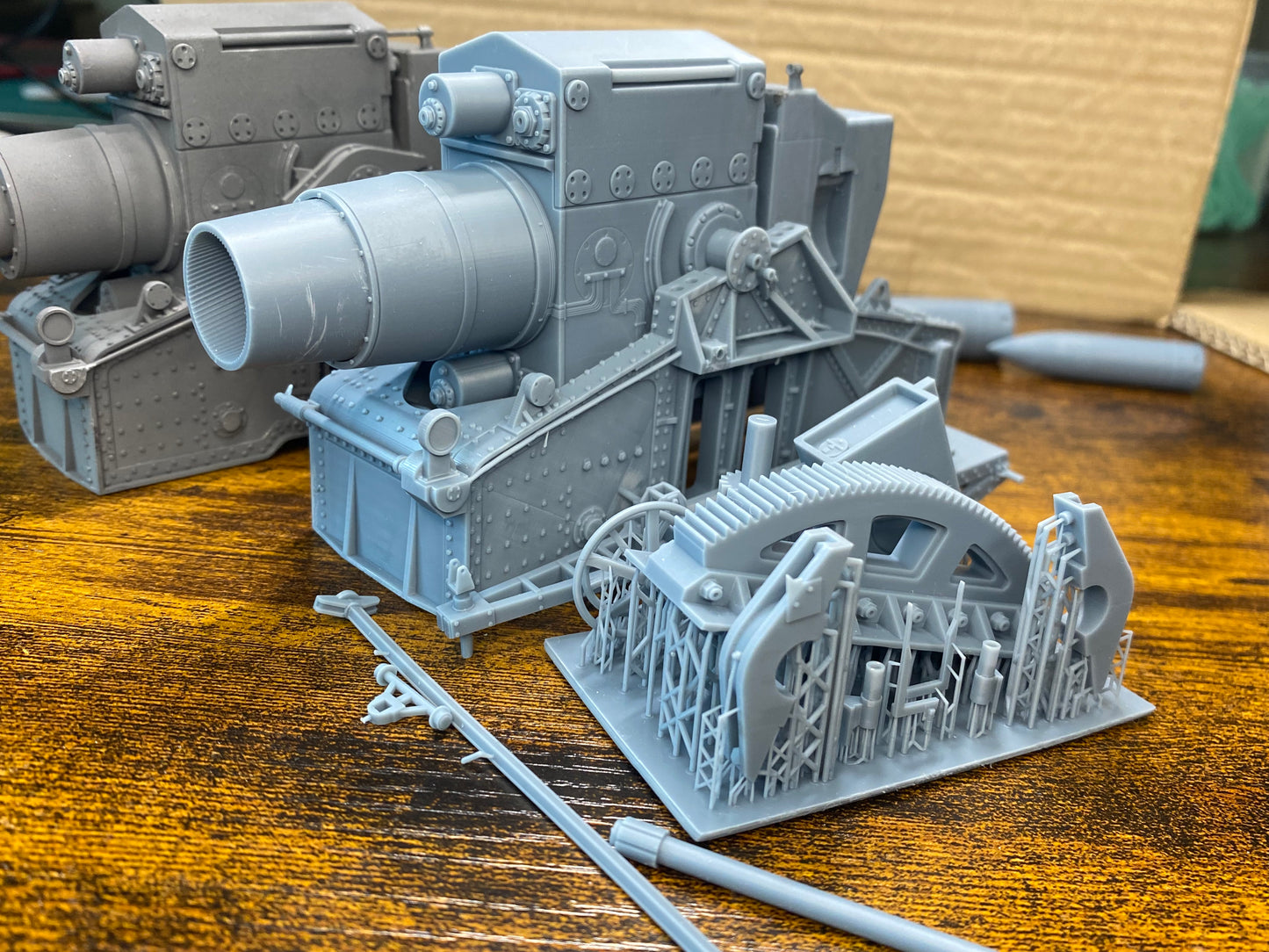 1:35 Karl Gerät, Mörser Karl, Anschiesslafatte I, Bettungsgeschütz, Oberlafette, siege mortar, Gerät 040, Gerät 041, siege howitze, Belagerungsartillerier, 540mm, 600mm mortar