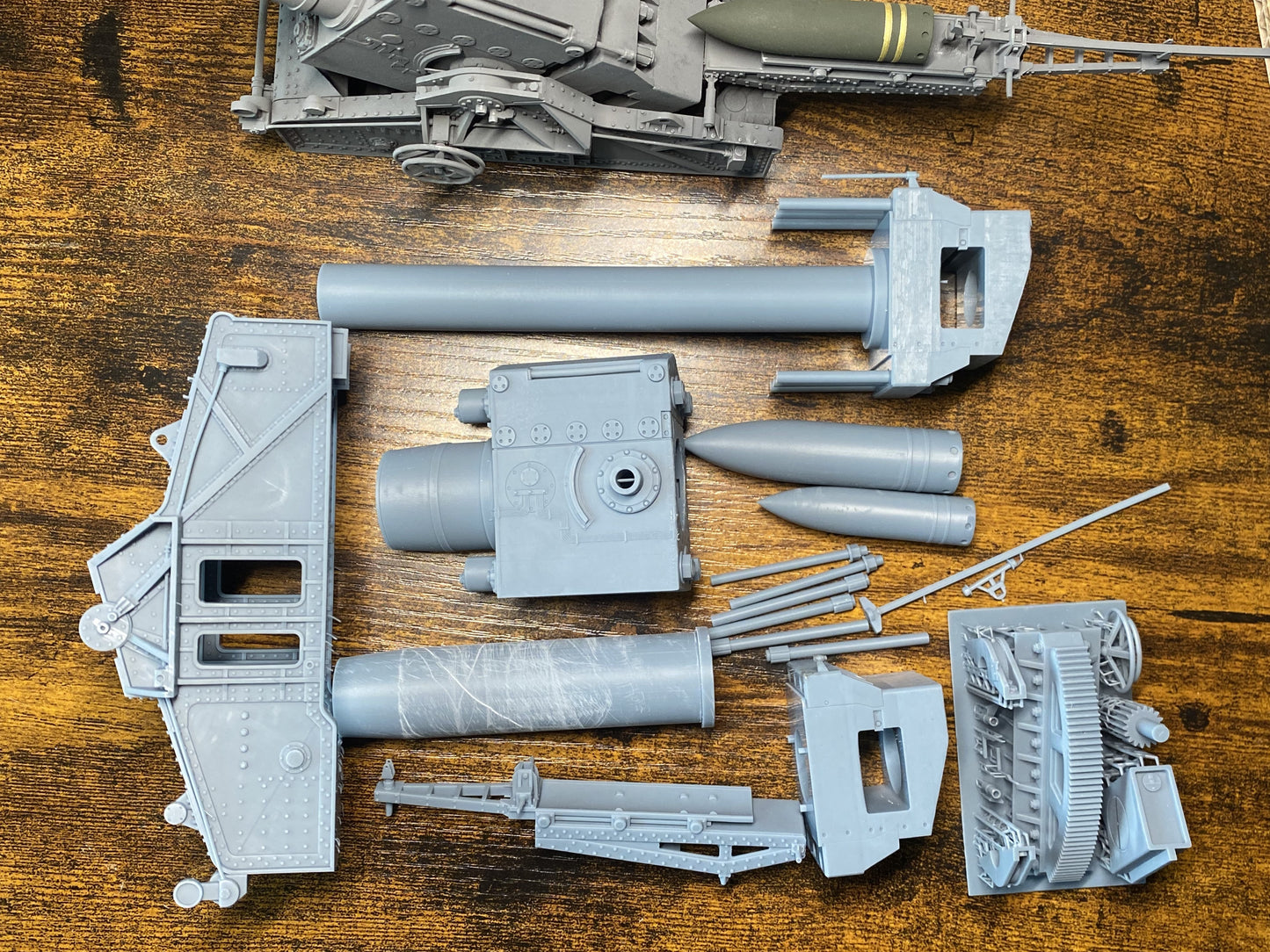 1:35 Karl Gerät, Mörser Karl, Anschiesslafatte I, Bettungsgeschütz, Oberlafette, siege mortar, Gerät 040, Gerät 041, siege howitze, Belagerungsartillerier, 540mm, 600mm mortar