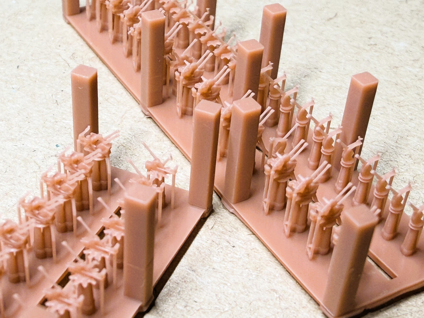 Italian navy light AA guns, 20mm, 37mm, Breda AA guns, 20mm L65, 37mm L54, 3D printed kits Regia Marina