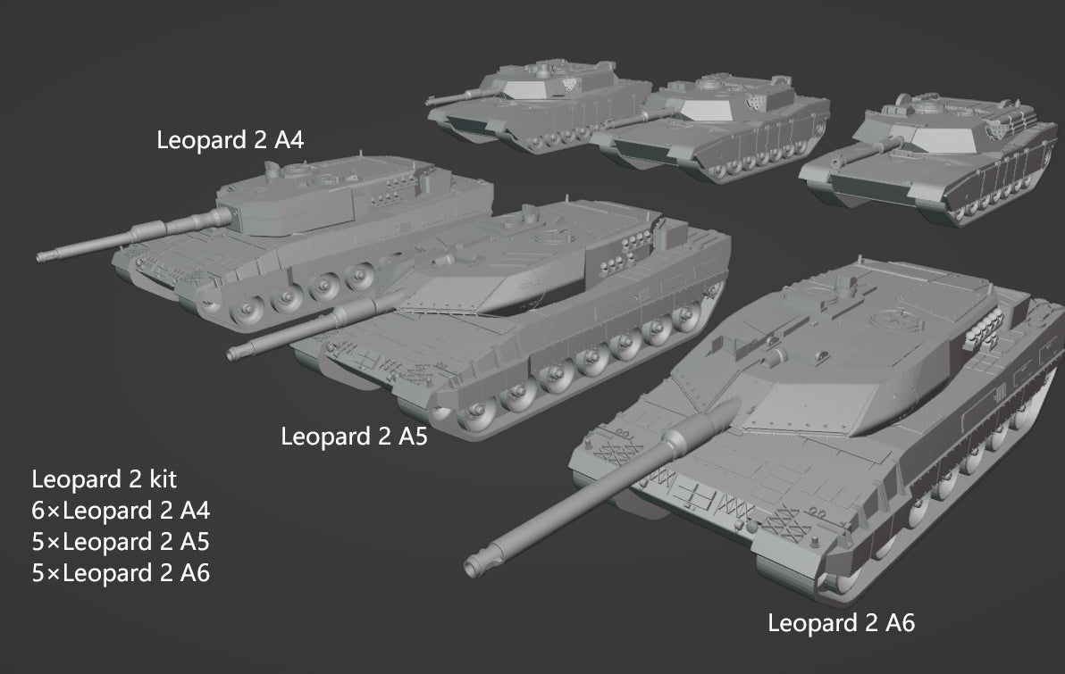 1:700 1:350 German postwar tanks and vehicles, cold war, Leopard 1, Leopard 2, Gepard, Pzh2000, Puma, IFV, Marder IFV, HS 30 Spz