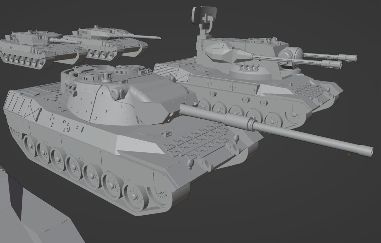 1:700 1:350 German postwar tanks and vehicles, cold war, Leopard 1, Leopard 2, Gepard, Pzh2000, Puma, IFV, Marder IFV, HS 30 Spz