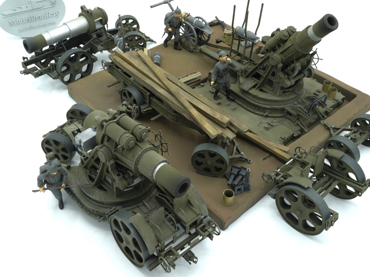 Skoda M.11 siege howitzer model, 3D printed kit, siege gun, base transporter, barrel transporter, accessories, Skoda M.11-Mörser, 1:35, 1:72