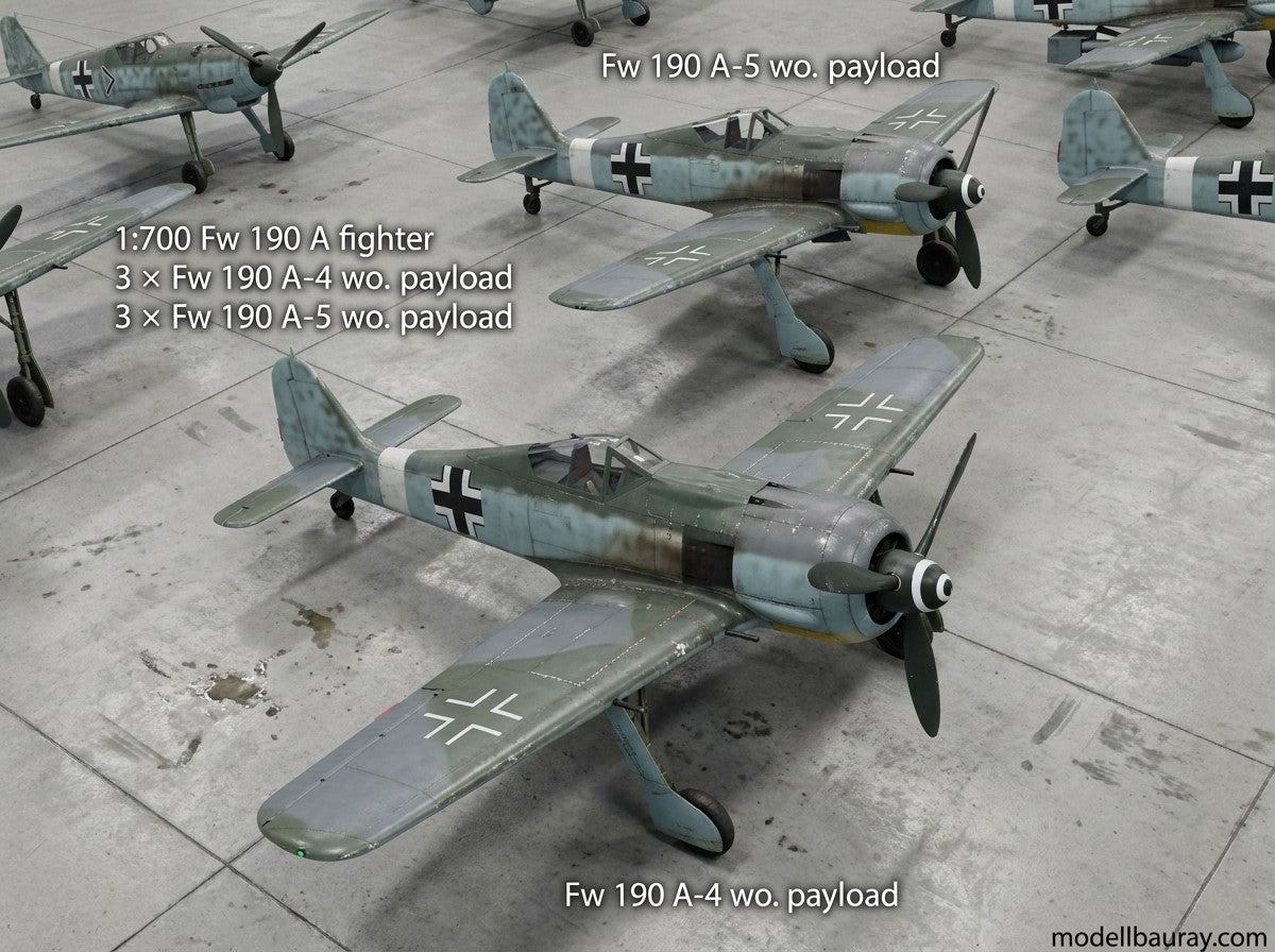 1:700 Luftwaffe plane model, German Plane model, Luftwaffe, Bf109, Fw190, Ju87, Ju52, Bf110, Me262, He111, fighter, bomber, dive bomber