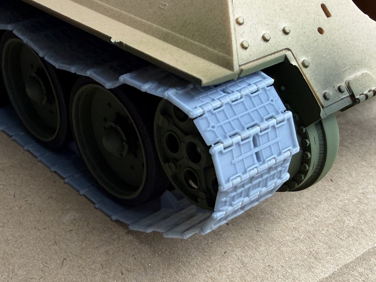 1:35 T34 tank workable tracks, for UDSSR T34-76, T34-85, 3D printed