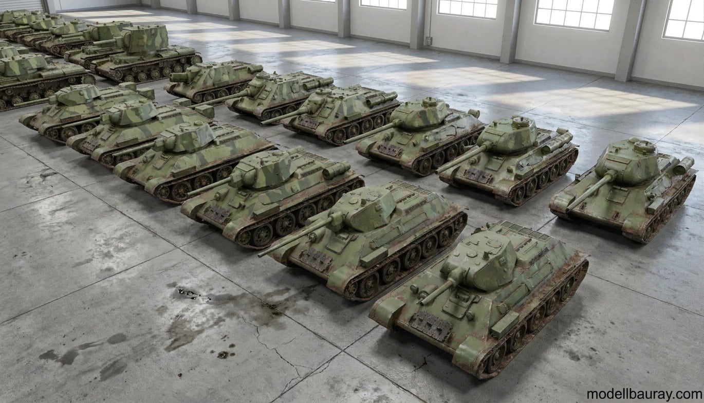1:700, 1:350 Russian tank kit, T34, KV1, KV2, IS1, IS2, ISU152, US152, SU85, SU100, T26, BT7, 3D printed kit
