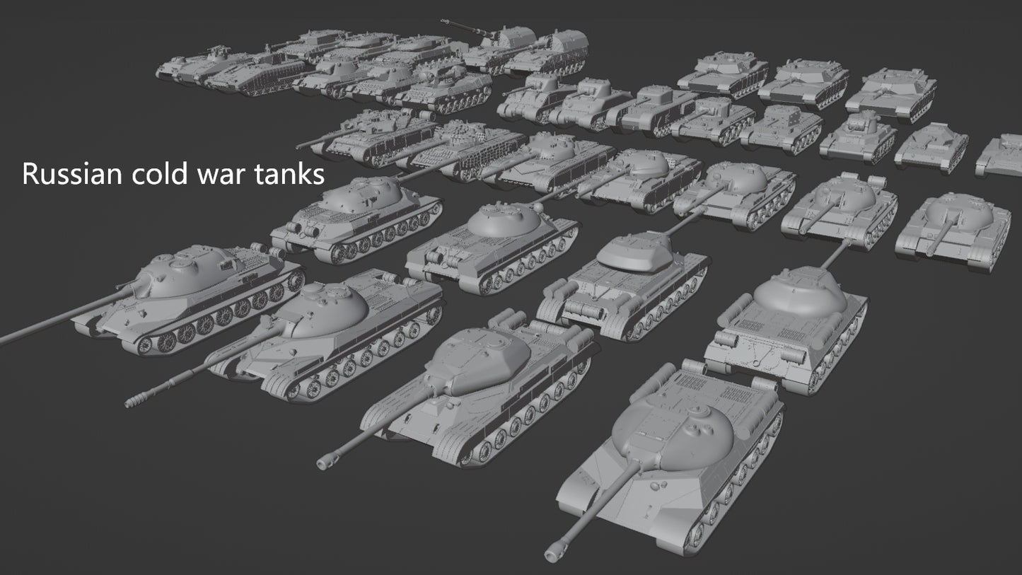 1:700 1:350 Russian postwar tanks and vehicles, cold war, T54, T55, T62, T72, T64, T80, T90, BMP1, BMP, BTR80, IS3, IS7, IS4, T10