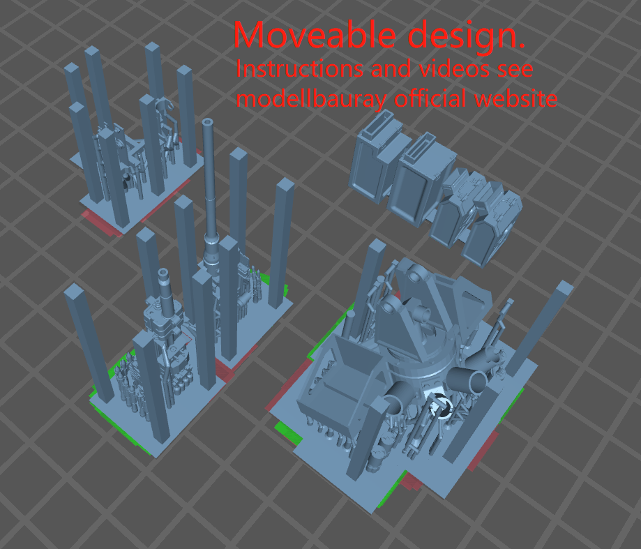 1:35, 1:16 German Weapon station, MK108, MG151, 3D printed, WWII, What if