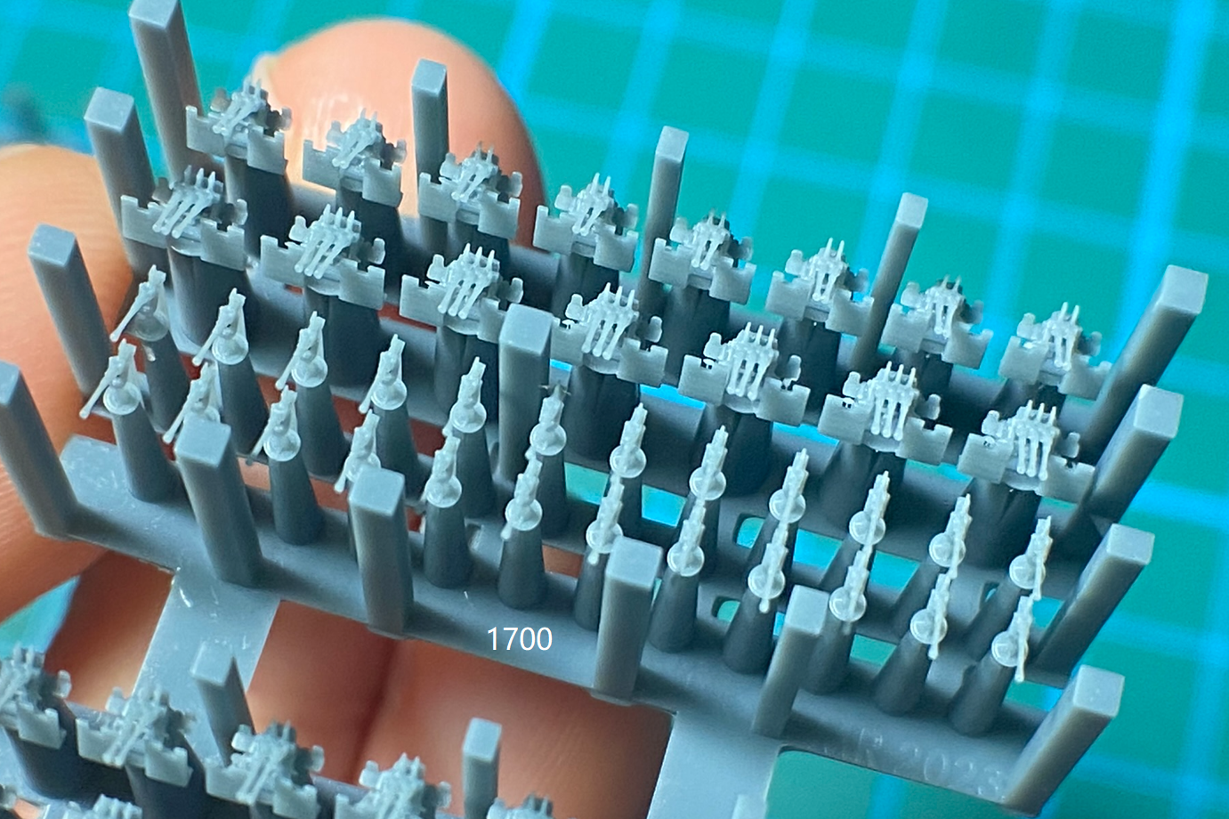 1:700, 1:350, IJN AA light gun set 25mm, v2024, Type 96 AA gun, Typ 96 Flak, with shield, without shield, turret type, Yamato, very detailed, sehr detailiert