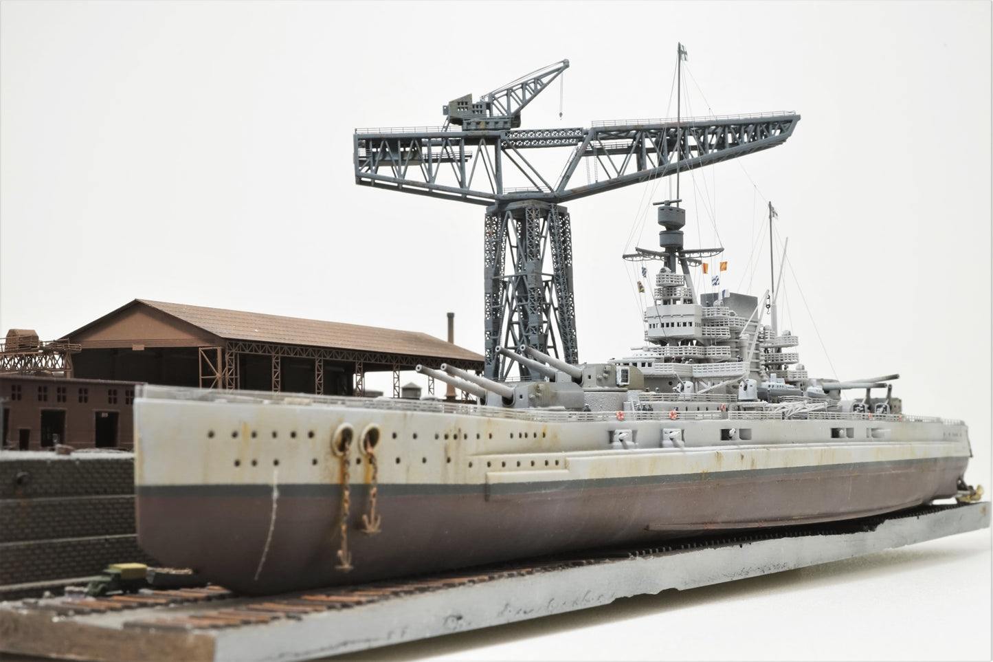 1:700 SMS Ersatz Yorck, full hull, waterline, german battleship WWI, resin, 3D printed kit