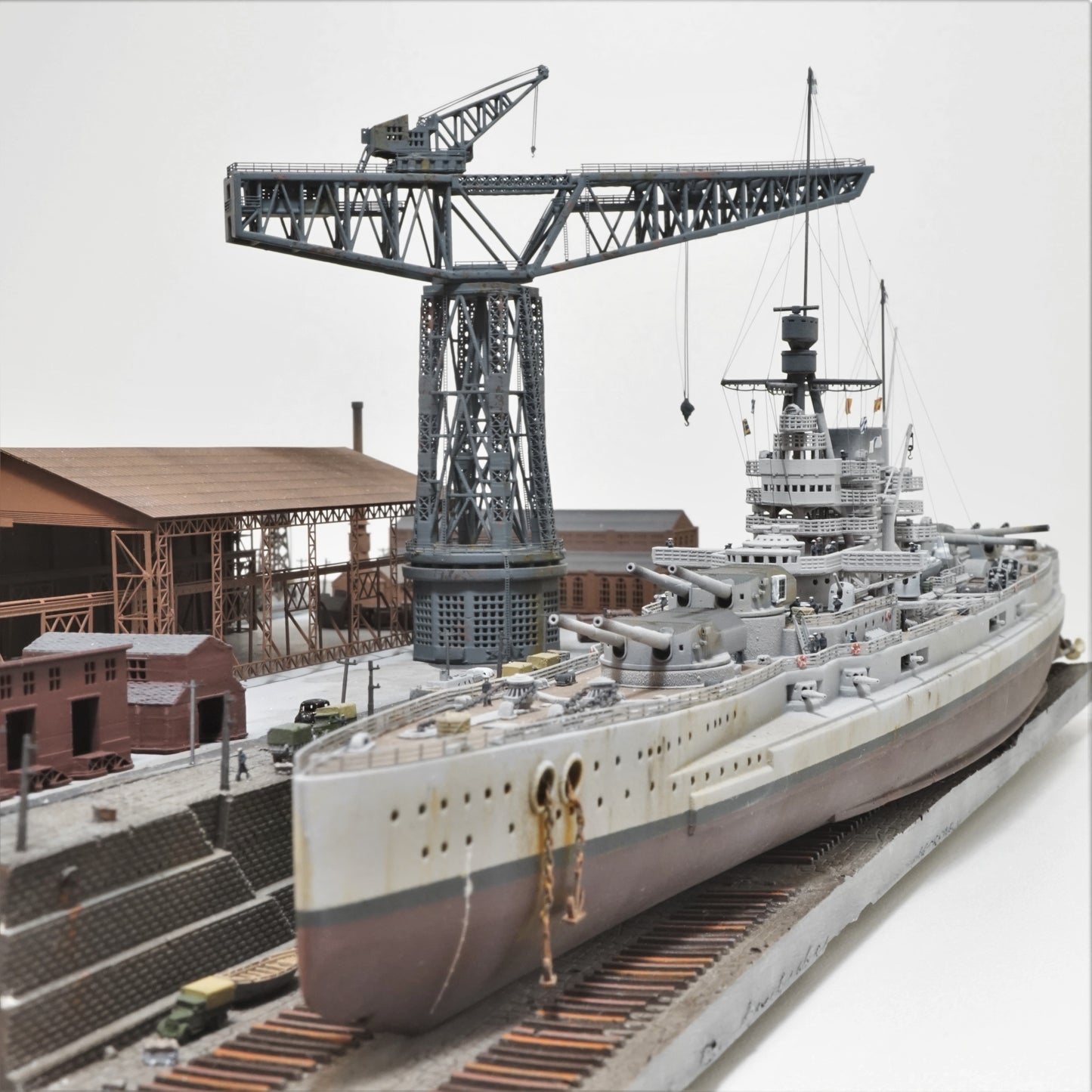 1:700 SMS Ersatz Yorck, full hull, waterline, german battleship WWI, resin, 3D printed kit