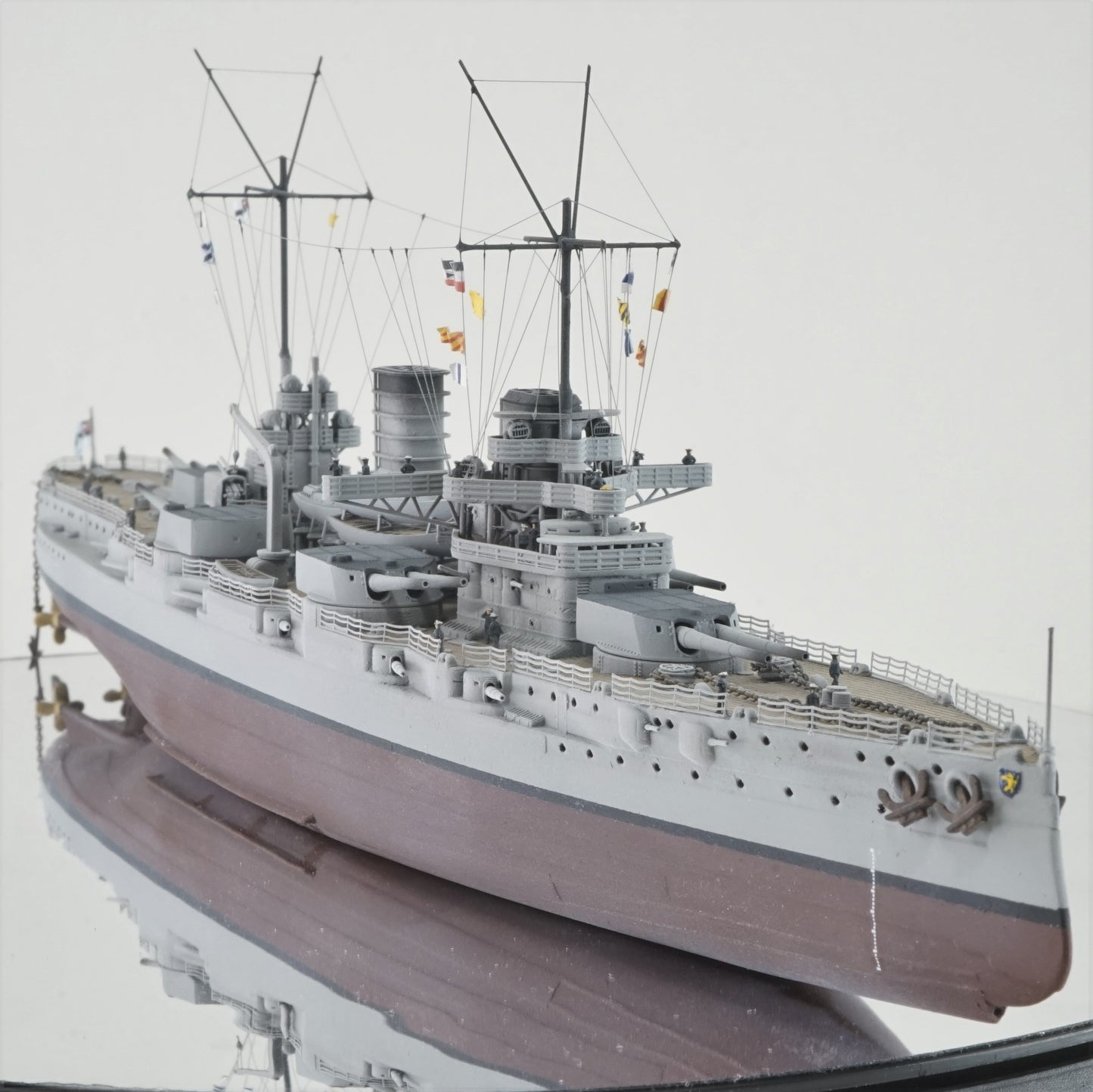 1:700 SMS Nassau, German battleship, WWI, resin, 3D printed kit, Waterline, Full Hull