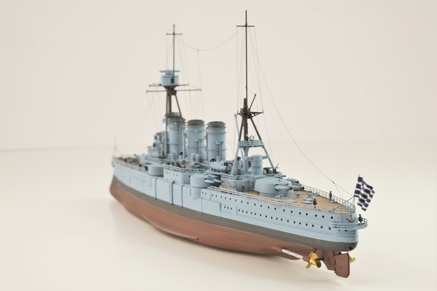 1:700 Greek cruiser Georgios Averoff, 1914, 1943, RHN Georgios Averof, Hellenic Navy, Γεώργιος Αβέρωφ θωρακισμένο καταδρομικό, Georgios Averoff